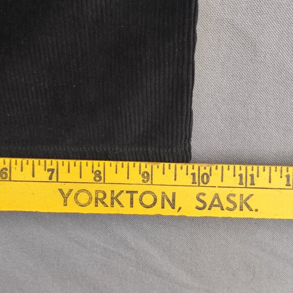 Denver Hayes corduroy casual pants men's size 36X30 black colour straight leg - Picture 14 of 14